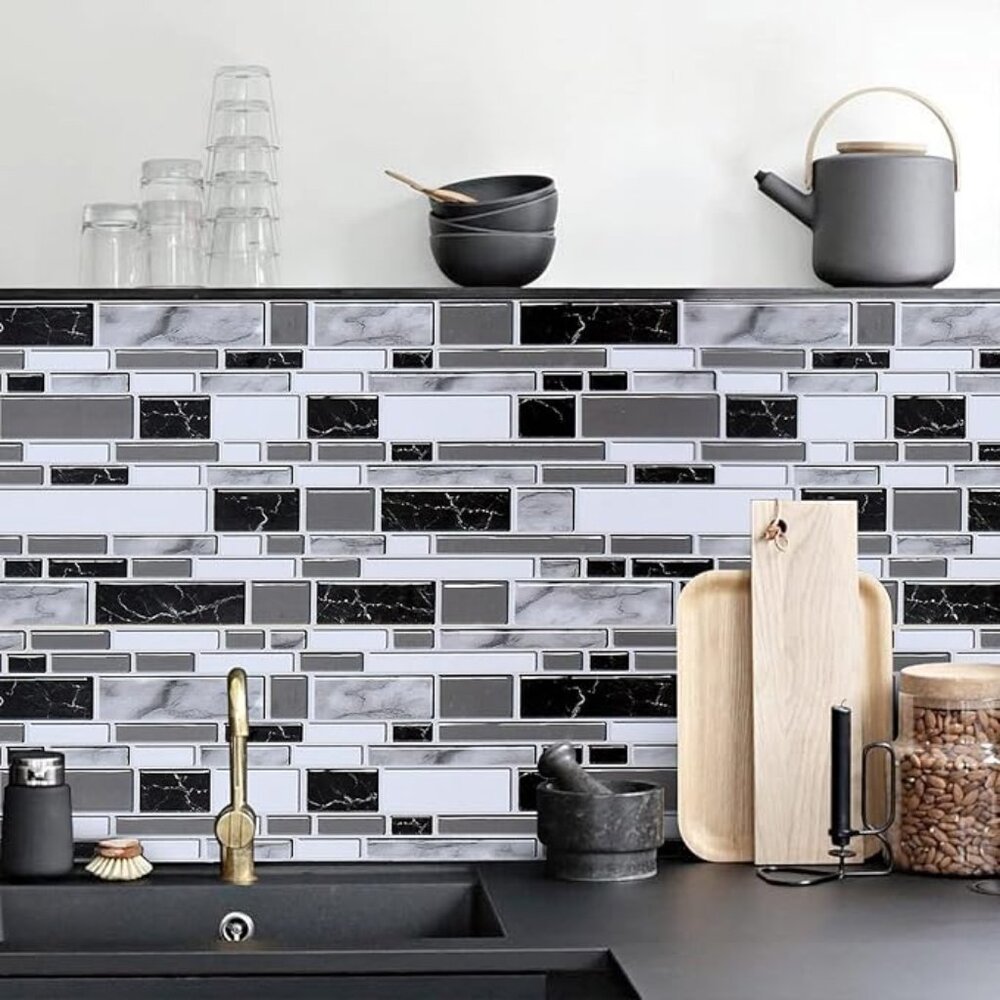 Peel & Stick Kitchen Wallpaper Backsplash Wall Paper for Kitchen 11.8inch x 78in